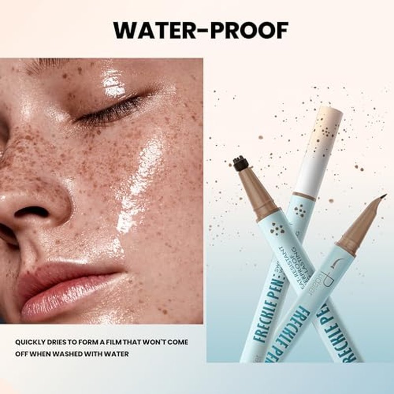 2-in-1 Dual Ended Microblading Freckle Pen & Freckle Stamp,Waterproof Freckle Stamp & Precise