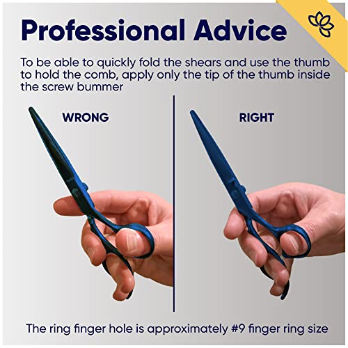 Titan Thinning Hair Scissors Set - 6.5 Inch Professional Grooming Shears