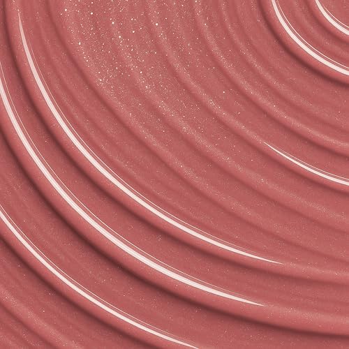 Hydrating Lip Gloss with Ruby Glitter - Natural, Vegan, Non-Sticky