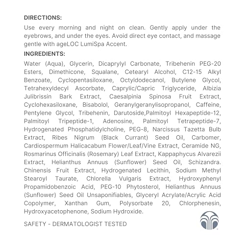 Nu Skin - ageLOC LumiSpa IdealEyes | Say Goodbye to Tired Eyes with Activating Eye Cream | Designed to Work with ageLOC LumiSpa Accent | Targets Dark Circles, Puffy Eyes, and Fine Lines | 1 Pack