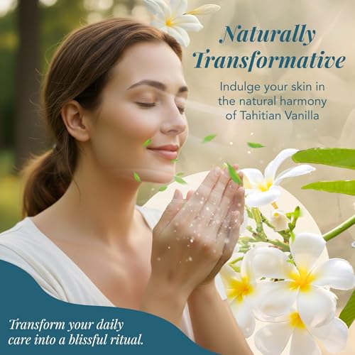 Deeply Hydrating Body Cream with Shea Butter - Tahitian Vanilla, 8.5 Fl Oz, Pack of 2