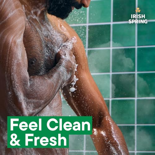 Irish Spring Icy Blast Men's Bar Soap Pack of 24 – Fresh Scent, 3.7 oz