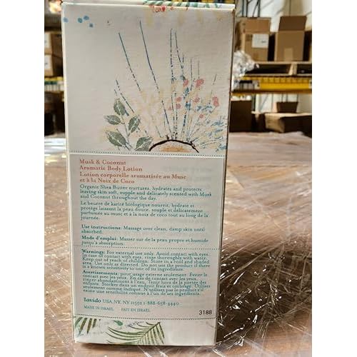 Lavido - Natural Aromatic Body Lotion | Clean, Non-Toxic Skincare (Musk & Coconut, 4.05 fl oz | 120 ml)