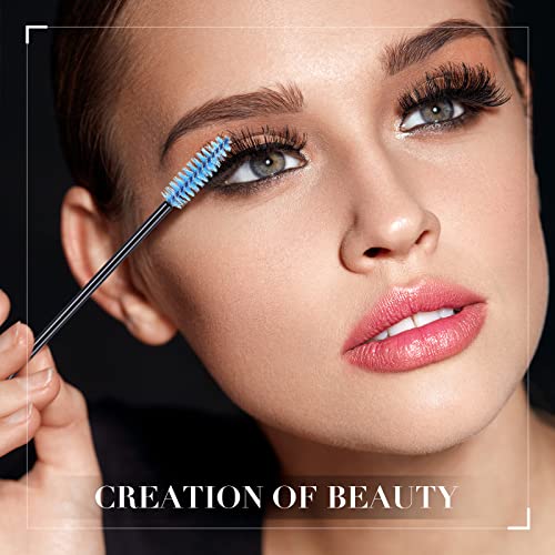 Disposable Mascara Wands Set - 1000 Pieces in 10 Colors for Makeup & Beauty