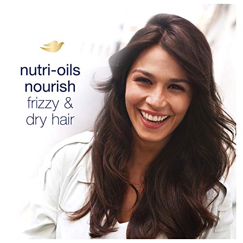 Dove Nutritive Solutions Anti Frizz Shampoo for Frizzy, Tangled Hair Oil Therapy with Nutri-Oils Moisturizing Shampoo Formula Smooths Hair 12 oz