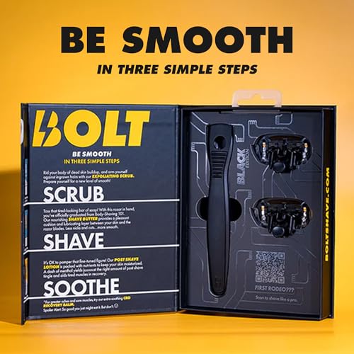 Men's Shaving Kit with Razor & Cartridges - Skin Care & Hydration Bundle