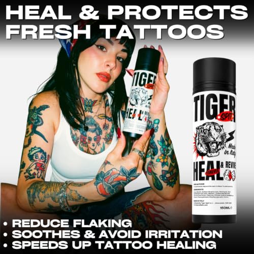 Tattoo Aftercare Balm - 5oz Ink Reviver for Healing, Brightening & Protecting Tattoos