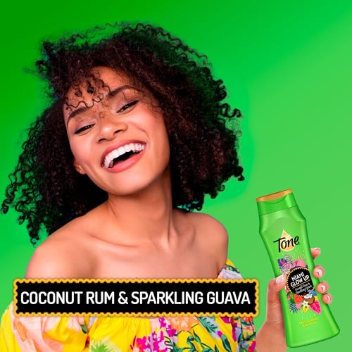 Tone Miami Glow Body Wash 16 Fl Oz - 6 Pack Tropical Scent