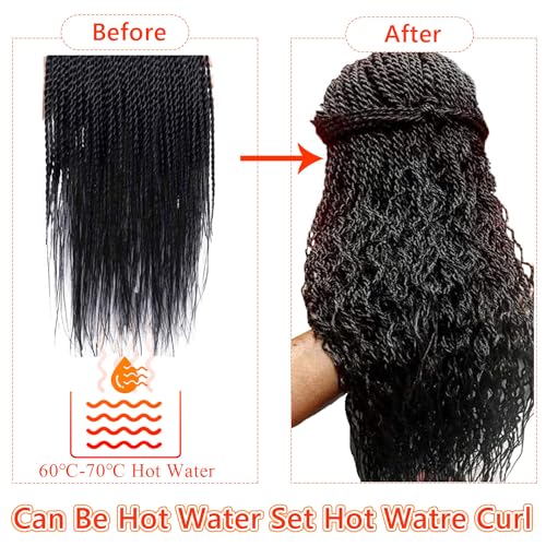 Senegalese Twist Crochet Hair 22 Inch - 9 Packs, Pre-Looped, Natural Look, for Protective Styles - T1B/30/27