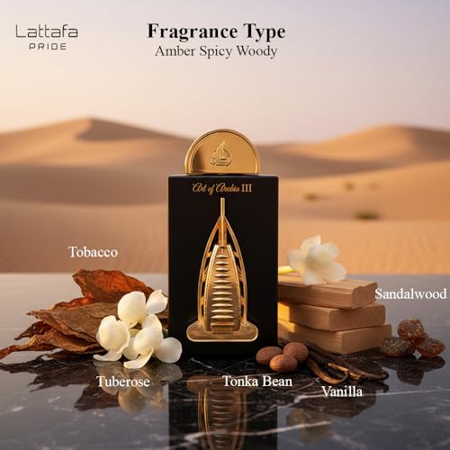 Spicy Unisex Eau de Parfum Spray 3.4 Fl Oz - Art Of Arabia III
