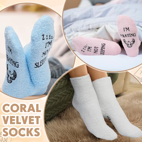 Fulmoon 40 Pcs Easter Christian Gifts Bulk Religious Church Gifts Scripture Notebooks Fuzzy Socks Makeup Bags Keychains Floral Bible Verse Ballpoint for Sunday School Women(Lively Pastels, Christian)