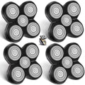 Head Shaver Replacement Heads for Freebird & Flex Series - 4 Pack