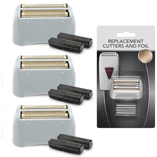 SilverP3 Foil and Blade Replacement Set for Andis Shaver TS-1 TS-2 - Premium Fit
