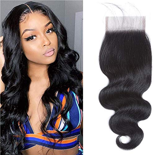 Dream Diana 12 Inch Body Wave Lace Closure 4x4 Free Part Brazilian Virgin Human Hair