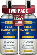 Magnesium Oil Spray 2-Pack - 24 Fl Oz for Sleep & Leg Cramps, Ella & Eden