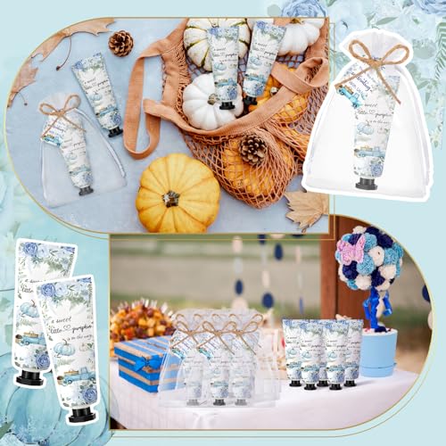 Dansib Blue Pumpkin Fall Hand Cream Set - 48 Pack Halloween Gift Favors