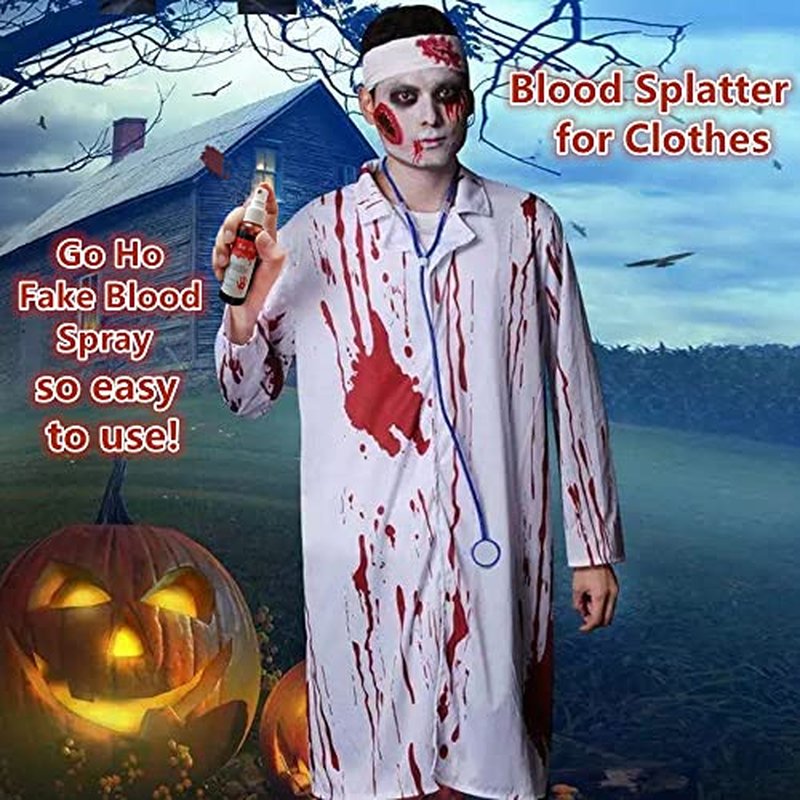 Go Ho Fake Blood Makeup for Special Effects,Set 1,BY078