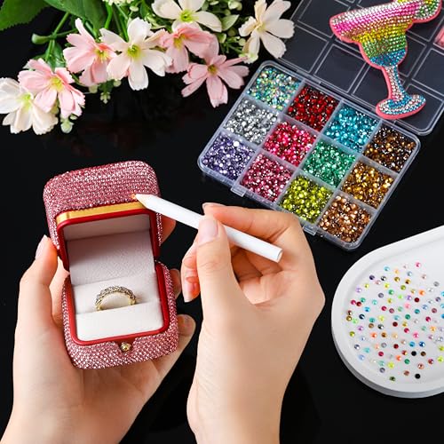 Resin Nail Art Kit 8 Boxes - 60 Colors Flowers Bowknot Mixed Decor Set 04
