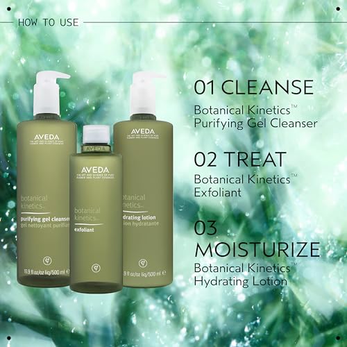Aveda Botanical Kinetics Purifying Gel Cleanser 16.9 Fl Oz Jumbo Size for Normal to Oily Skin Lavender & Vitamin E