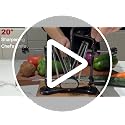 KONZITION Gunmetal Grey Adjustable V-Shape Knife Sharpener Replacement for Warthog, Home & Kitchen