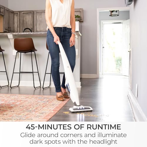 Kenmore Cordless Stick Vacuum Cleaner White 2-Speed Lightweight & Nozzle