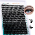 Lash Clusters Fluffy Cluster Lashes Extensions Thick 280pcs D Curl Eyelash Clusters DIY At Home Individual Lashes Extension by GEMERRY£¨80P-10-18mm)