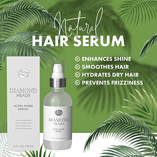 Ultra Shine Hair Serum for Frizz Control & Brightness - Natural Botanical Extracts