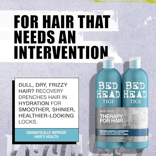TIGI Bed Head Urban Antidotes Recovery Moisturizing Conditioner 25.36 fl oz - Intensive Repair for Dry & Damaged Hair (Pack of 1)