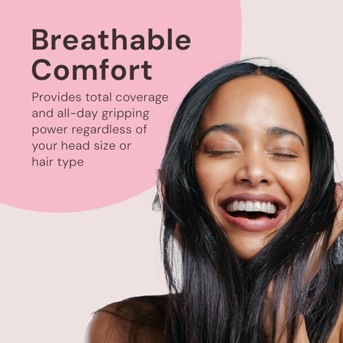 All-In-One Wig Grip Cap for Women - Adjustable Anti-Slip Under Wig Band, Nude, 1 Pack