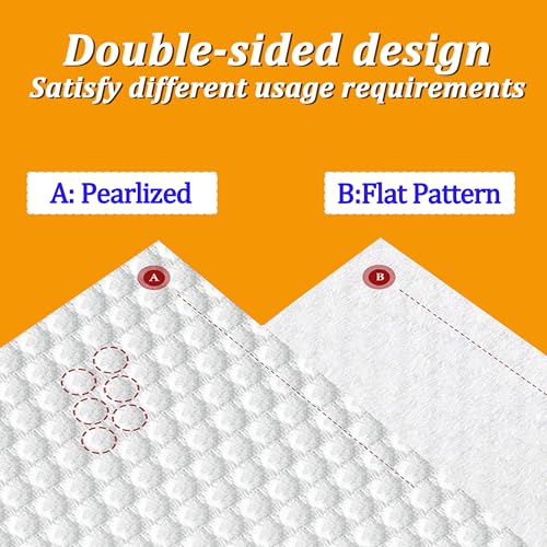 KUKEO Disposable Face Towels 100 Count Orange Pack of 6 - 7.88 x 7.88 in Facial Wipes