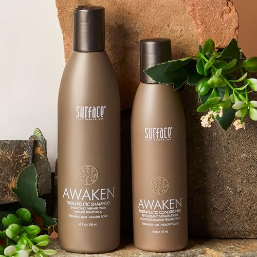 Surface Hair Awaken Therapeutic Shampoo & Conditioner Set for Thicker, Stronger Fine Hair