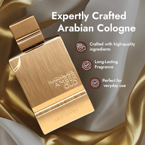 Al Haramain Amber Oud Perfume for Women & Men 2oz - Long Lasting Arabian Fragrance