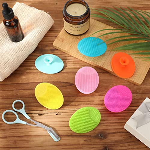 Silicone Face Scrubber Set - 100 Soft Bristle Facial Cleansing Brushes