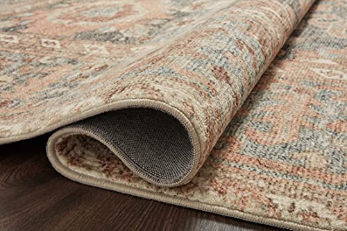 Loloi Margot Ocean/Spice 2'6" x 11'6" Runner Rug - Vintage Moroccan Style