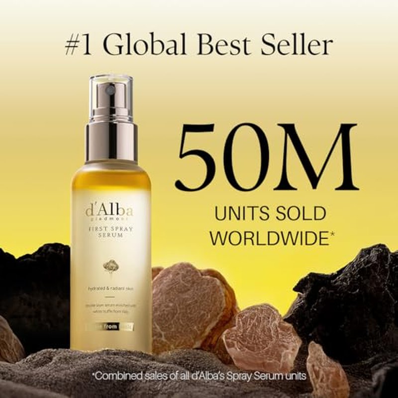 d'alba Piedmont Italian White Truffle First Spray Serum & d'alba Piedmont Italian White Truffle Vital Spray Serum