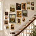 Kathfly 20 Pack Vintage Picture Frames with Stand - Classic Wall & Desktop Display, Antique Farmhouse Style (Variation: Simple Style)