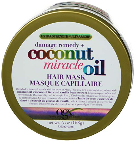 Deep Hydrating Coconut Oil Hair Mask for Damaged Hair - 168g