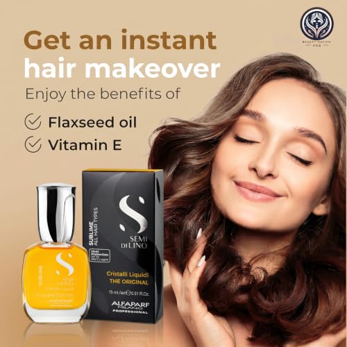 Vegan Hair Oil Serum with Heat Protectant & Treatment Cap - 2 Pack 15ML
