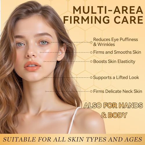 Bee Venom Firming Serum Stick, 2Pcs Bee Venom Cream, Multi Purpose Anti Wrinkle Face Cream for Deep Wrinkle Repair, Firming, Hydrating and Lifting, Suitable For All Skin Types