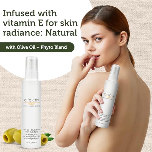 Olive Oil Plus Phyto Blend Silken Body Spray - Everyday Skin Oil - Body Oil After Shower - Deep Moisturizing - Sulfate-free - Vegan - Unisex - 5 oz