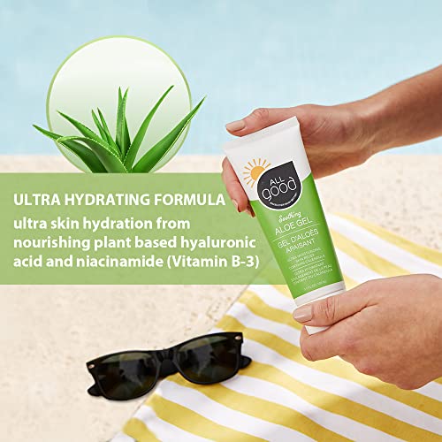 All Good Sport Mineral Sunscreen & Aloe Gel Bundle - SPF 30+ Waterproof Lotion & Hydrating Aloe Gel - Lotion/AloeGel