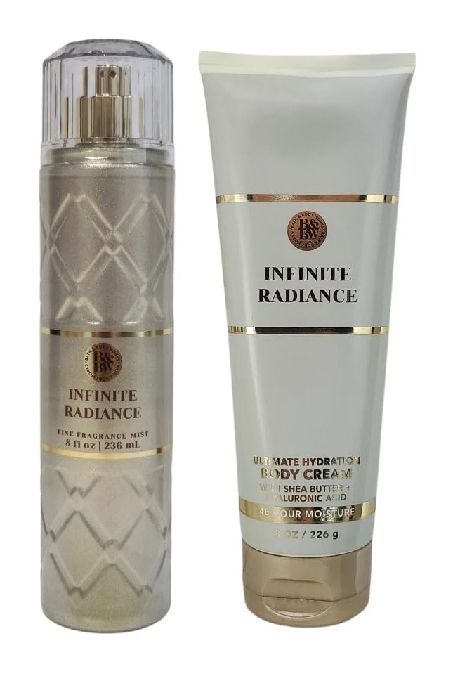 Bath & Body Works Infinite Radiance Body Mist & Cream Set - Full Size