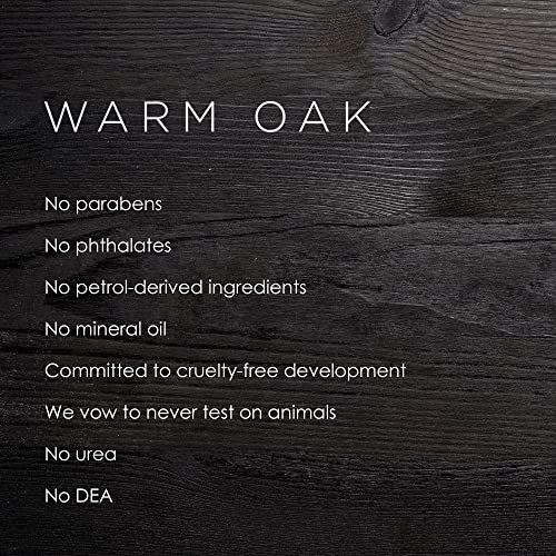 Gilchrist & Soames Warm Oak Hand & Body Lotion 9oz - Natural Essential Oils, All Skin Types, Paraben & Sulfate Free - Pack of 1