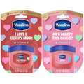 Lip Balm Set with Vitamin E - Wild Berry & Rosé Scented, Lightly Tinted, 2-Pack