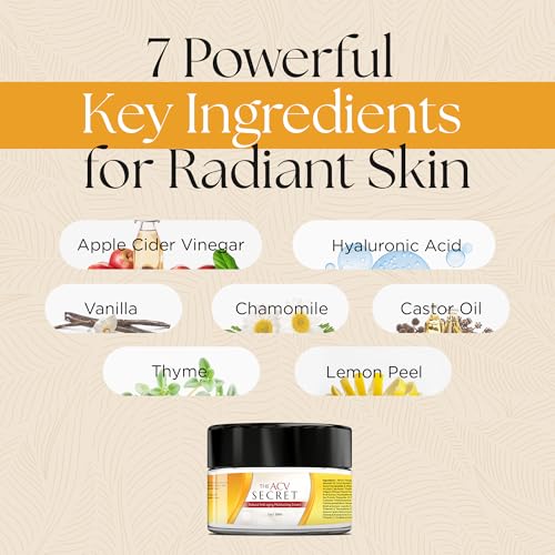 ACV Secret Face & Body Moisturizer 1.01 Fl Oz - Natural Anti-Aging Cream