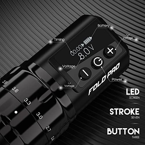 Wireless Battery for Fold Pro Tattoo Pen Machine - Mast Smart Power Pack