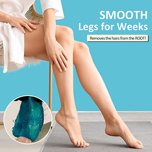Maxpearl Digital Waxing Kit with 7 Packs of Hard Wax Beads for Brazilian, Bikini Waxing, Face, Eyebrows, Underarms, Arms, Chest, Back, Legs
