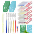 40 Pack Disposable Hygiene Kits with Toothbrush, Toothpaste, Comb | Travel & Donation Set