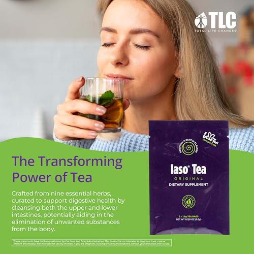 Iaso Brewed Tea Pack of 2 - Original Flavor, 5 Sachets Each, Cleansing Herbal Tea