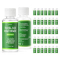 50 Pcs Travel Size Mouthwash Bulk - Portable Alcohol-Free Mini Mouthwash